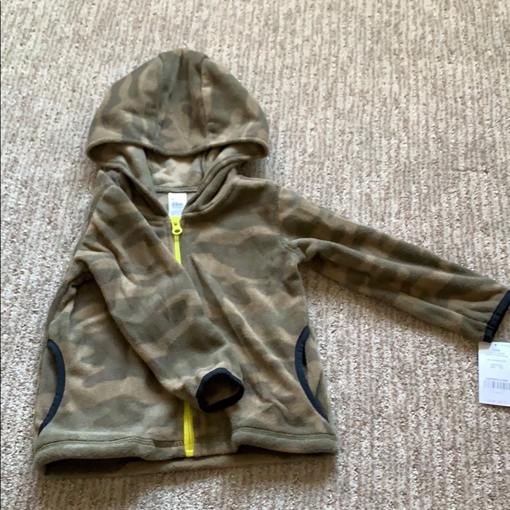 NWT camo fleece jacket